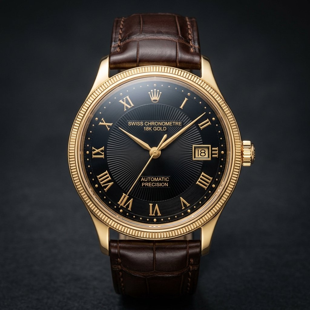 EKOO Sovereign Noir 18K Gold Watch